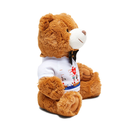 Teddy Bear with T-Shirt - Valentines -  Love sailing - [[{"value":"Wonderwear Kid"}]]