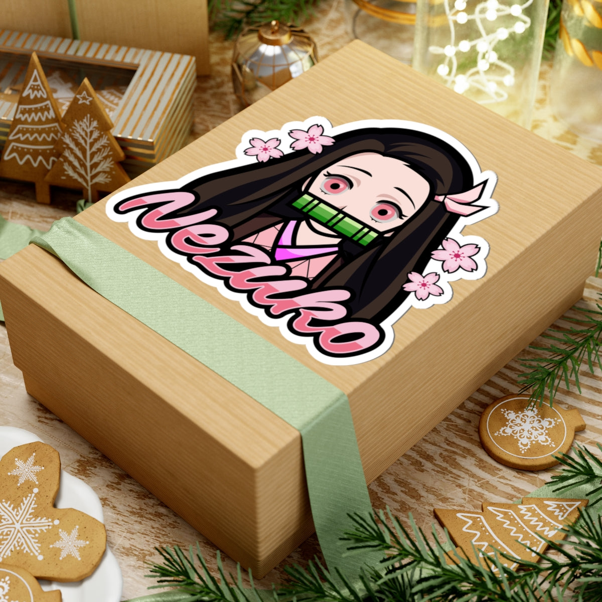Kiss-Cut Stickers - Demon slayer nezuko