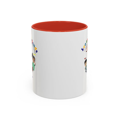 Accent Coffee Mug - Leo & Friends - Learning and growing - [[{"value":"Wonderwear Kid"}]]