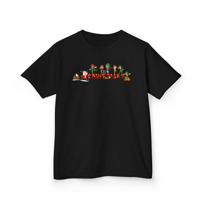 Kids Heavy Cotton™ Tee - Christmas with santa claus and friends - [[{"value":"Wonderwear Kid"}]]