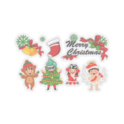 Kiss-Cut Stickers - Merry christmas from super kid - [[{"value":"Wonderwear Kid"}]]