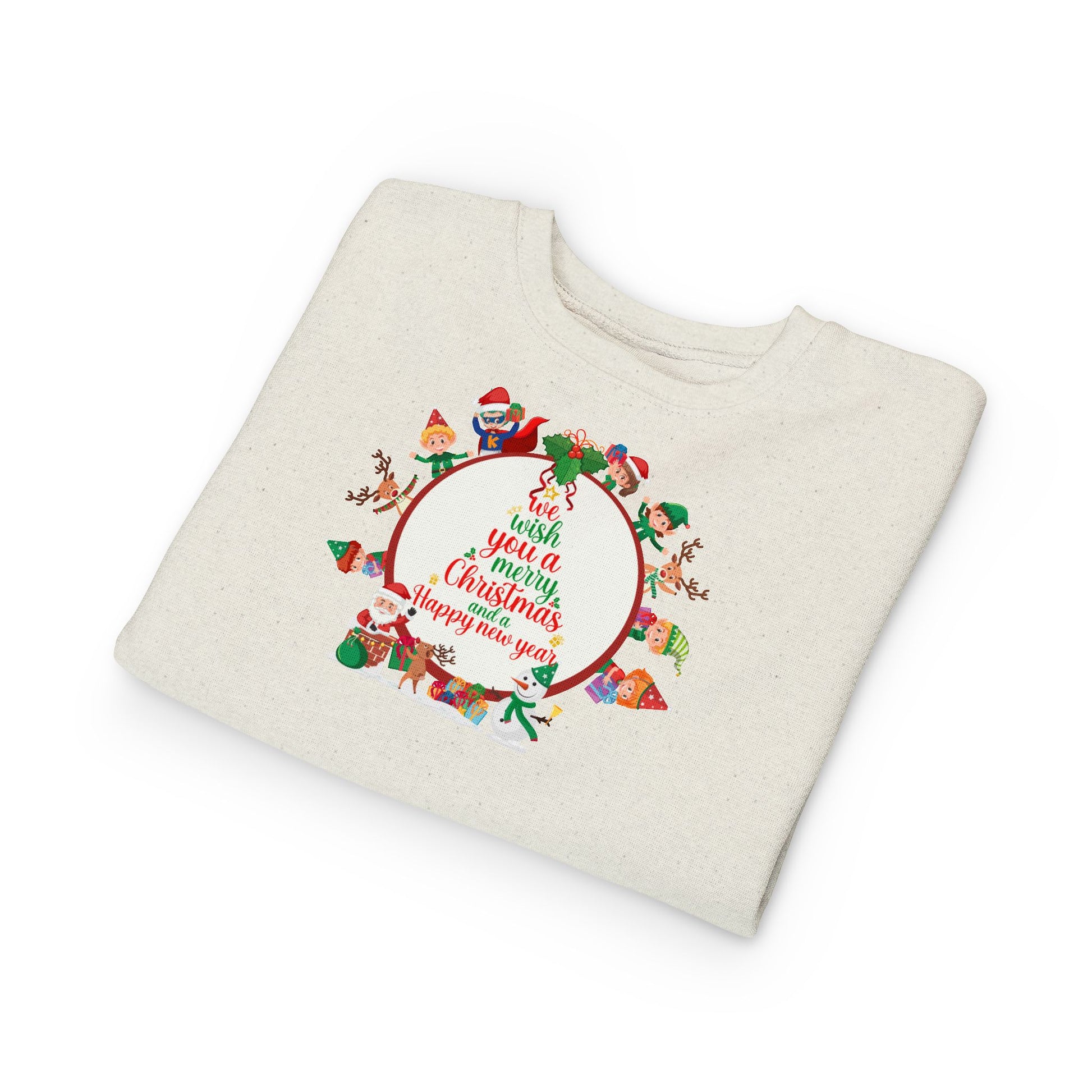 Toddler Sweatshirt - We Wish You a Merry Christmas - [[{"value":"Wonderwear Kid"}]]