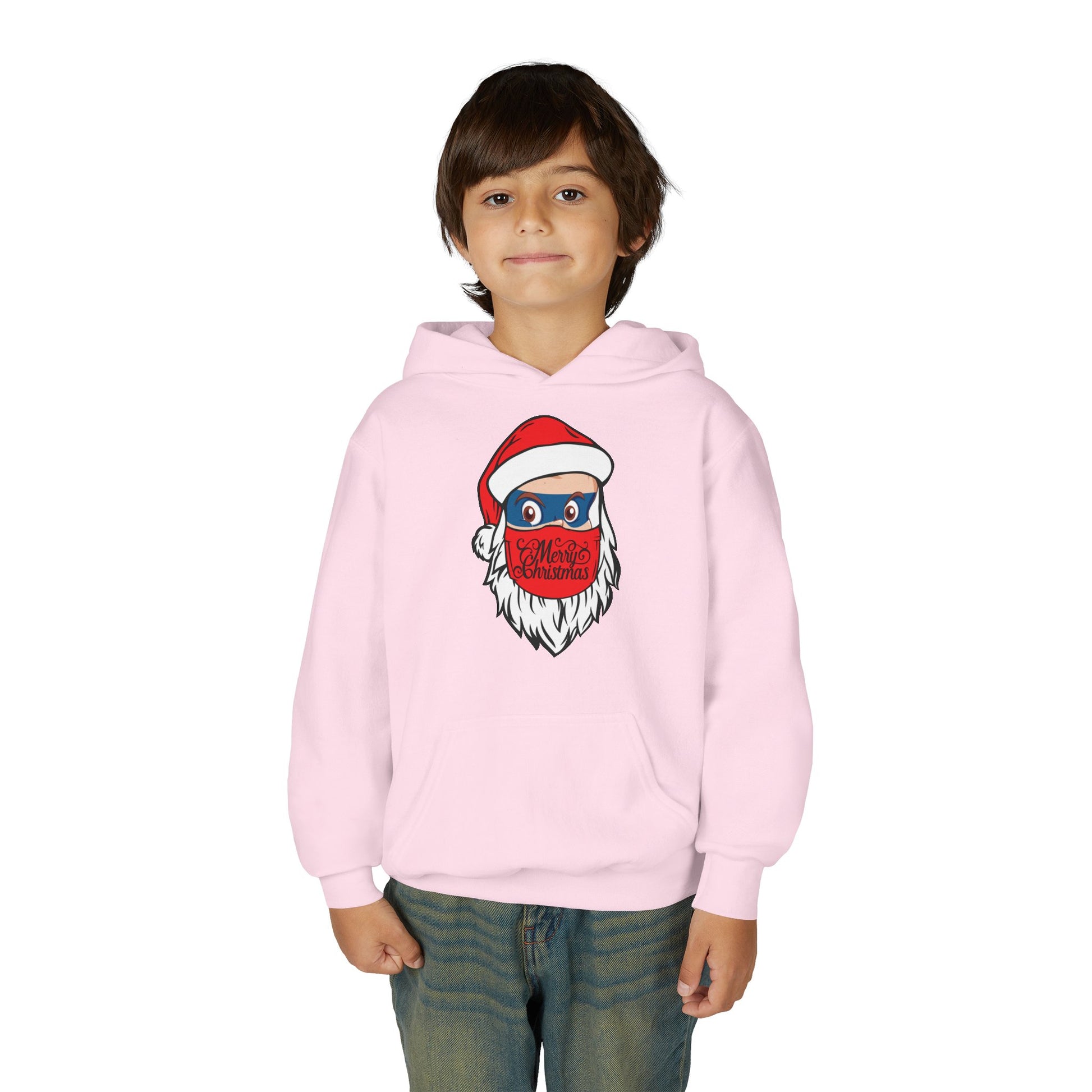 Youth Heavy Blend Hooded Sweatshirt - Santa Super kiddo - [[{"value":"Wonderwear Kid"}]]