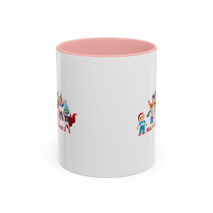 Accent Coffee Mug - Happy new year from super kiddo - [[{"value":"Wonderwear Kid"}]]