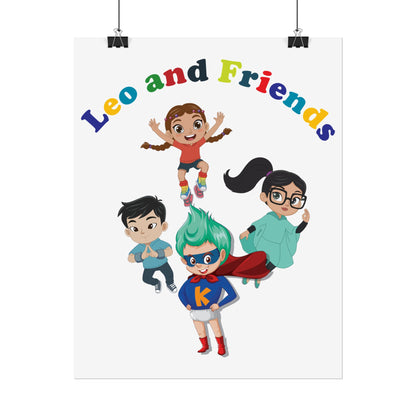 Rolled Posters - Leo & Friends - [[{"value":"Wonderwear Kid"}]]
