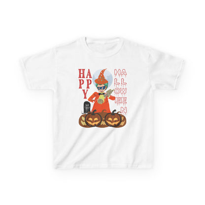 Kids Heavy Cotton™ Tee - Holloween design by super kiddo Printify