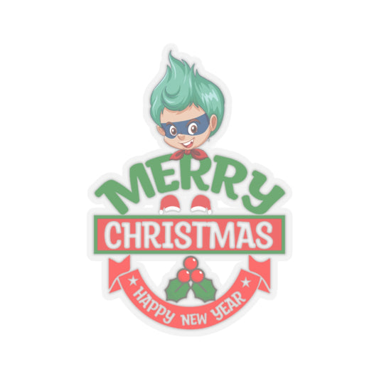 Kiss-Cut Stickers - Merry chridtmas from super kiddo - [[{"value":"Wonderwear Kid"}]]