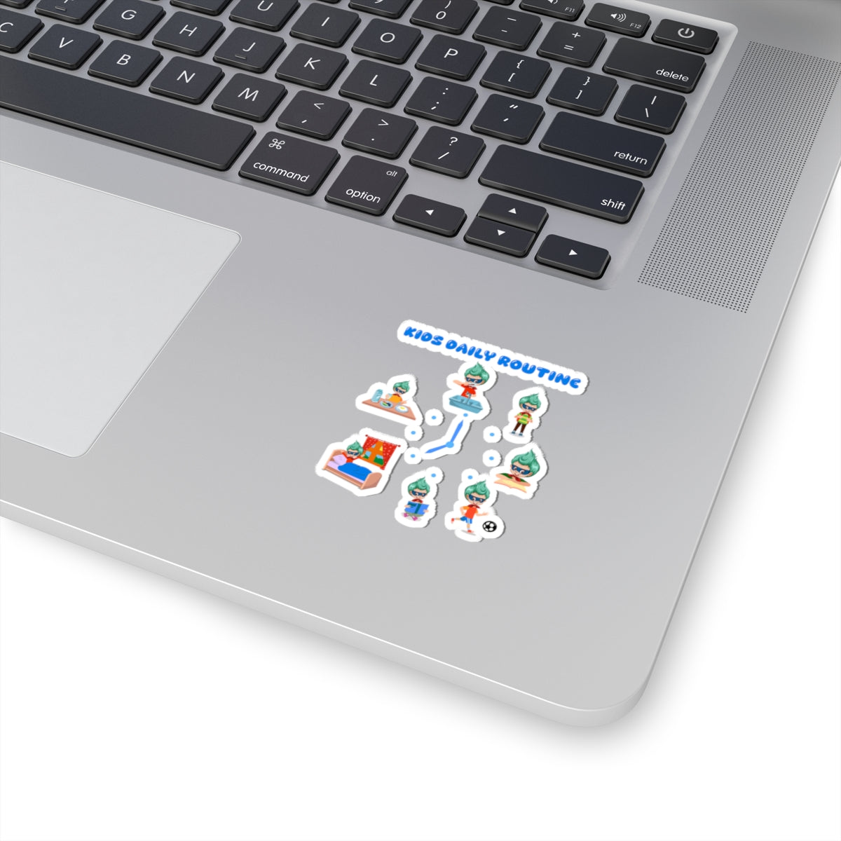 Kiss-Cut Stickers - Super kiddo daily routine - [[{"value":"Wonderwear Kid"}]]