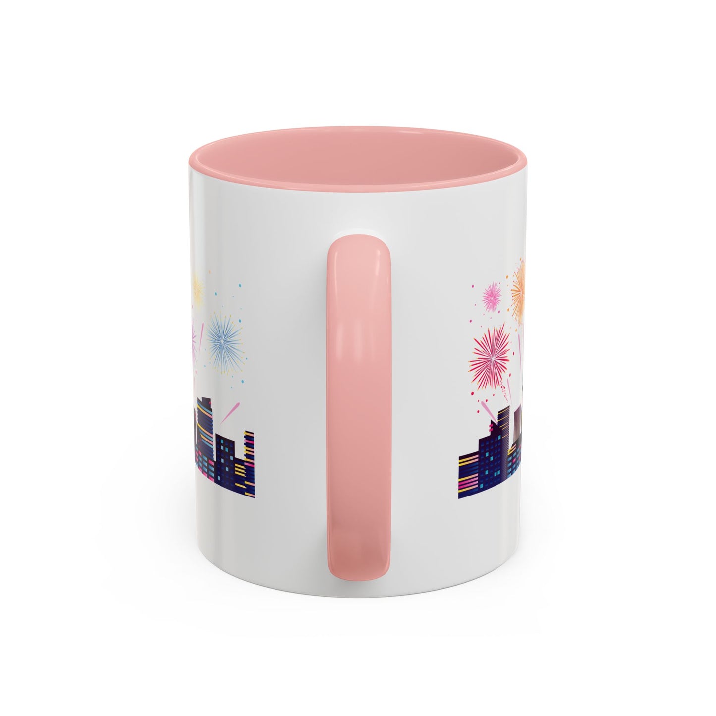 Accent Coffee Mug - Super kiddo with fireworks