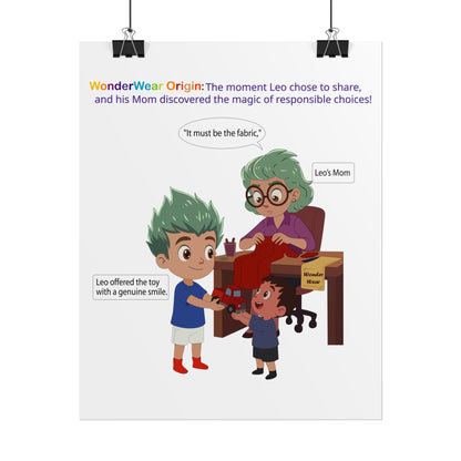 Rolled Posters - WonderWear Origin - [[{"value":"Wonderwear Kid"}]]