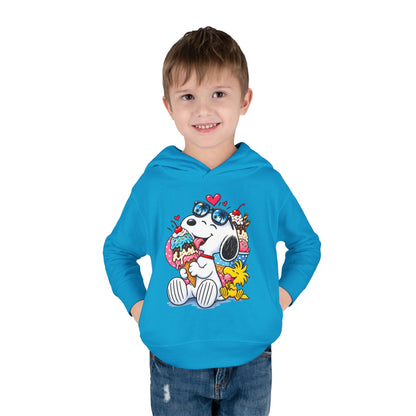 Toddler Hoodie — Snoopy and Woodstock’s Ice Cream Day