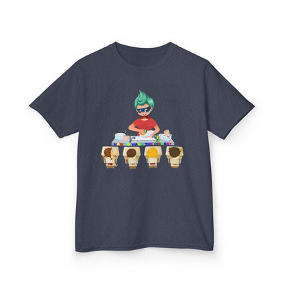 Kids Heavy Cotton™ Tee - Little kiddo teaching to wash dishes - [[{"value":"Wonderwear Kid"}]]