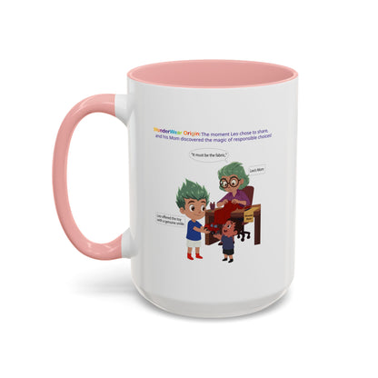 Accent Coffee Mug - WonderWear Origin - [[{"value":"Wonderwear Kid"}]]