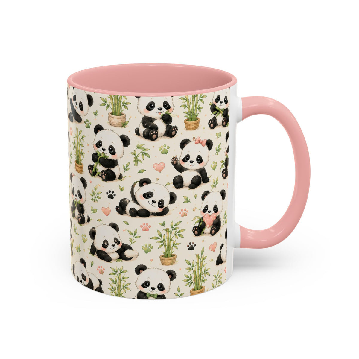 Accent Coffee Mug  (11/15 oz) - baby pandas
