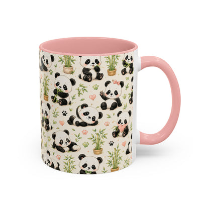 Accent Coffee Mug  (11/15 oz) - baby pandas
