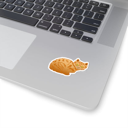 Kiss-Cut Stickers - Cute Ginger Cat Printify