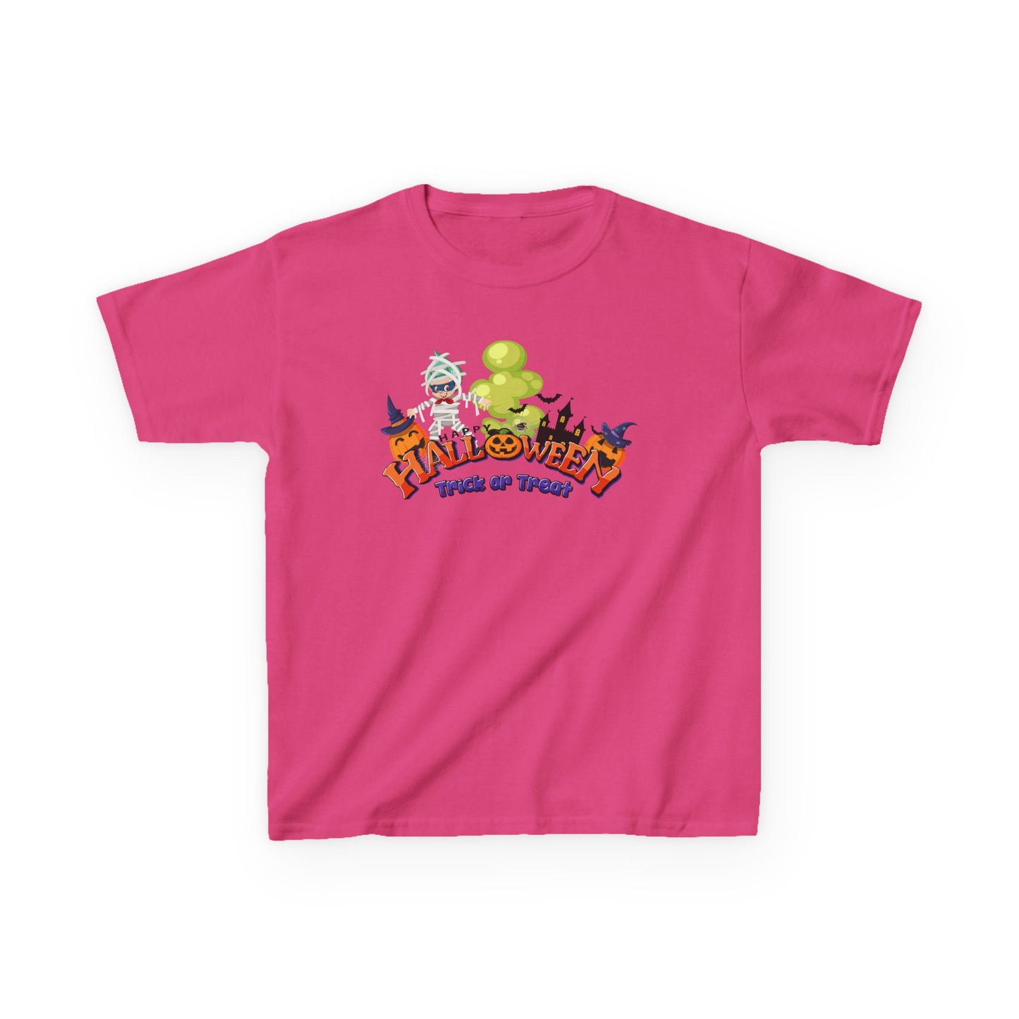 Kids Heavy Cotton™ Tee - Trick or Treat - [[{"value":"Wonderwear Kid"}]]