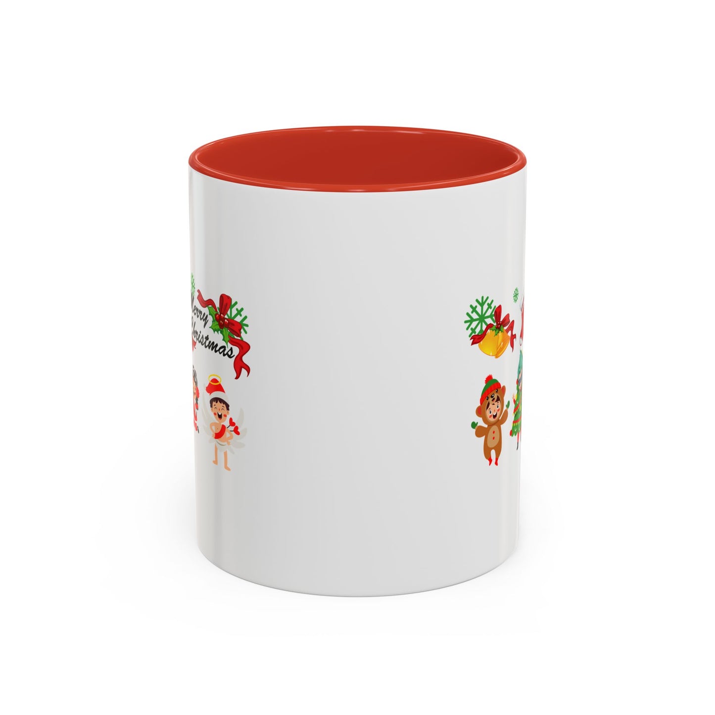 Accent Coffee Mug - Merry christmas from super kid