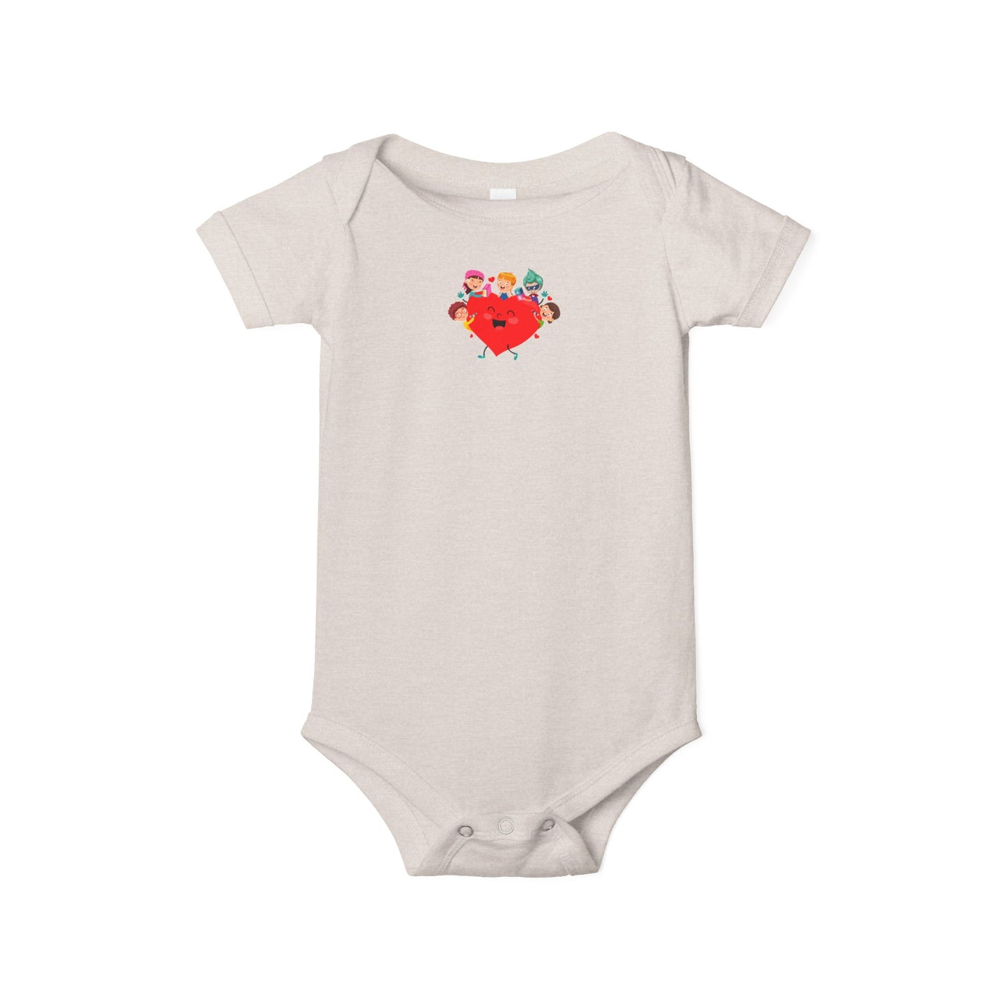 Infant Jersey One Piece - Valentines -  Super kiddo with friends - [[{"value":"Wonderwear Kid"}]]