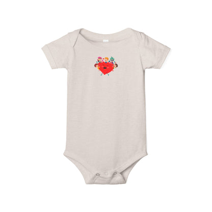 Infant Jersey One Piece - Valentines -  Super kiddo with friends - [[{"value":"Wonderwear Kid"}]]