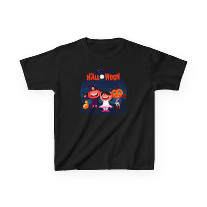 Kids Heavy Cotton™ Tee - Super kiddo wearing pumpkin - [[{"value":"Wonderwear Kid"}]]