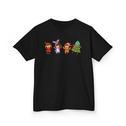 Kids Heavy Cotton™ Tee - Super kiddo in christmas tree attire - [[{"value":"Wonderwear Kid"}]]