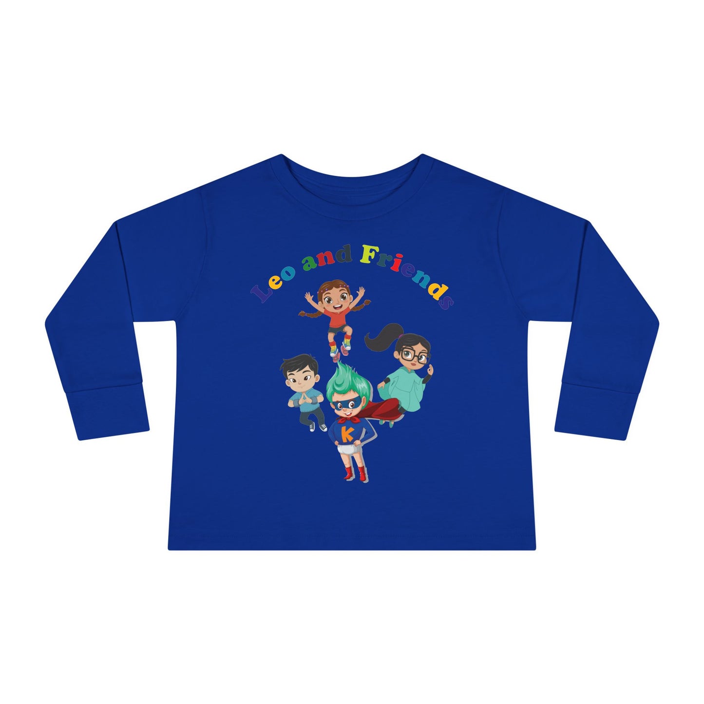 Toddler Long Sleeve Tee - Leo & Friends - [[{"value":"Wonderwear Kid"}]]