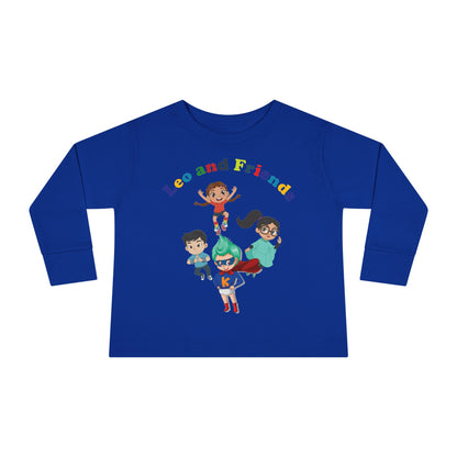 Toddler Long Sleeve Tee - Leo & Friends - [[{"value":"Wonderwear Kid"}]]