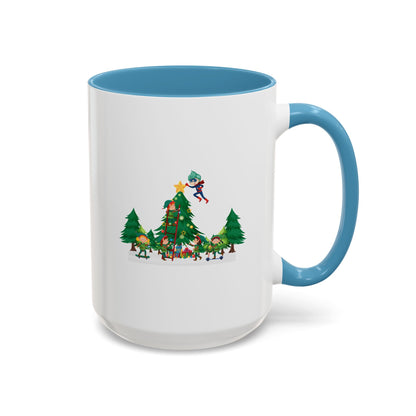Accent Coffee Mug - Super kiddo putting the stars - [[{"value":"Wonderwear Kid"}]]