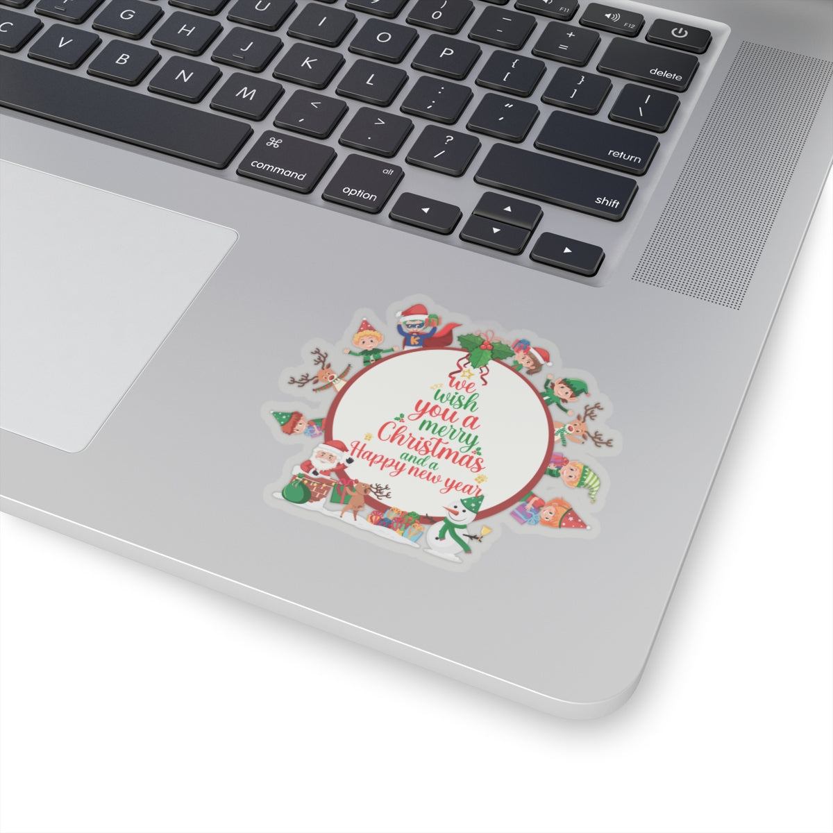 Kiss-Cut Stickers - We wish you a merry christmas - [[{"value":"Wonderwear Kid"}]]