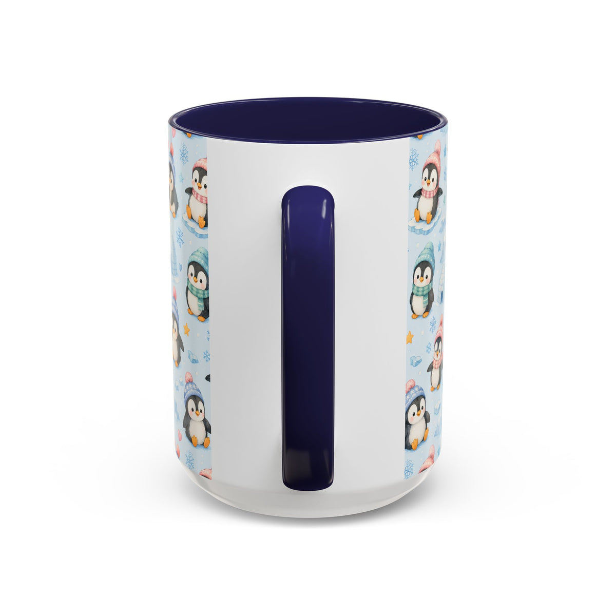 Accent Coffee Mug  (11/15 oz) - Penguin Winter Wonderland