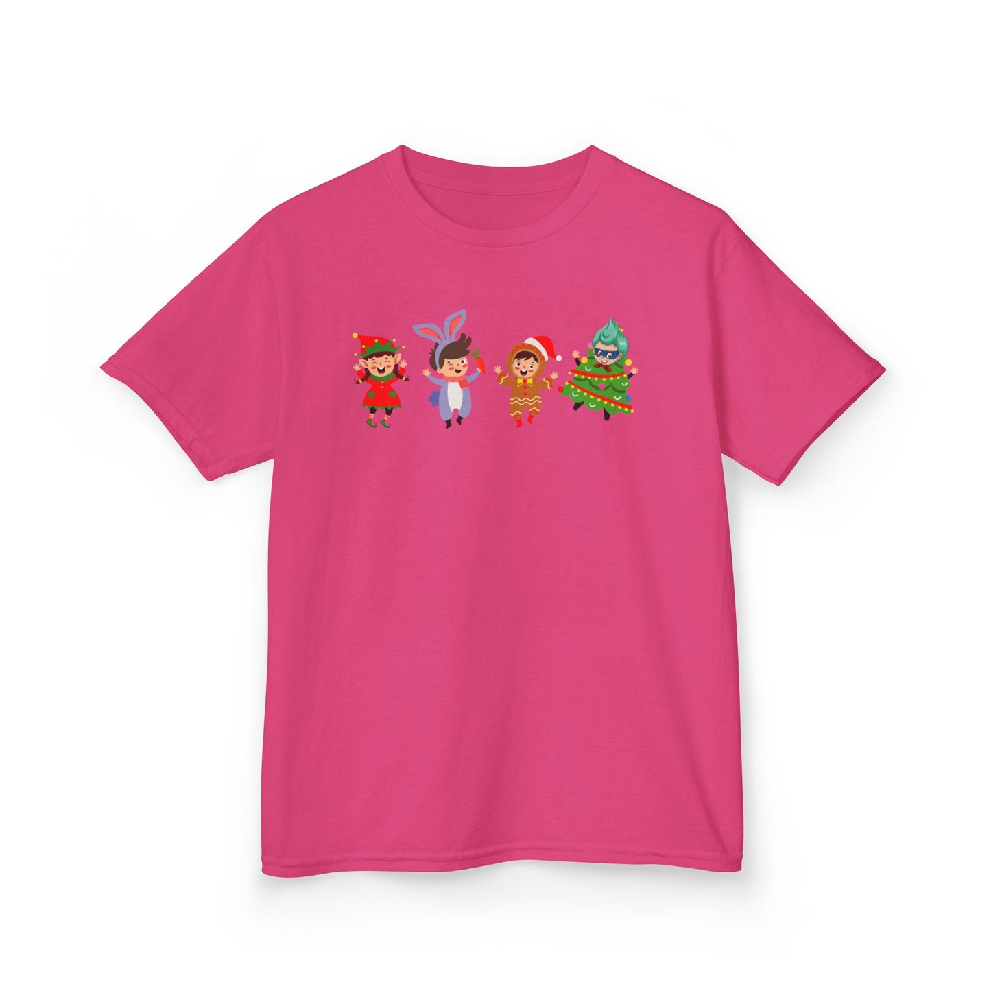 Kids Heavy Cotton™ Tee - Super kiddo in christmas tree attire - [[{"value":"Wonderwear Kid"}]]