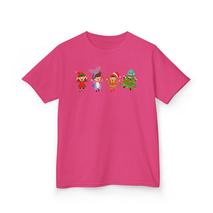 Kids Heavy Cotton™ Tee - Super kiddo in christmas tree attire - [[{"value":"Wonderwear Kid"}]]