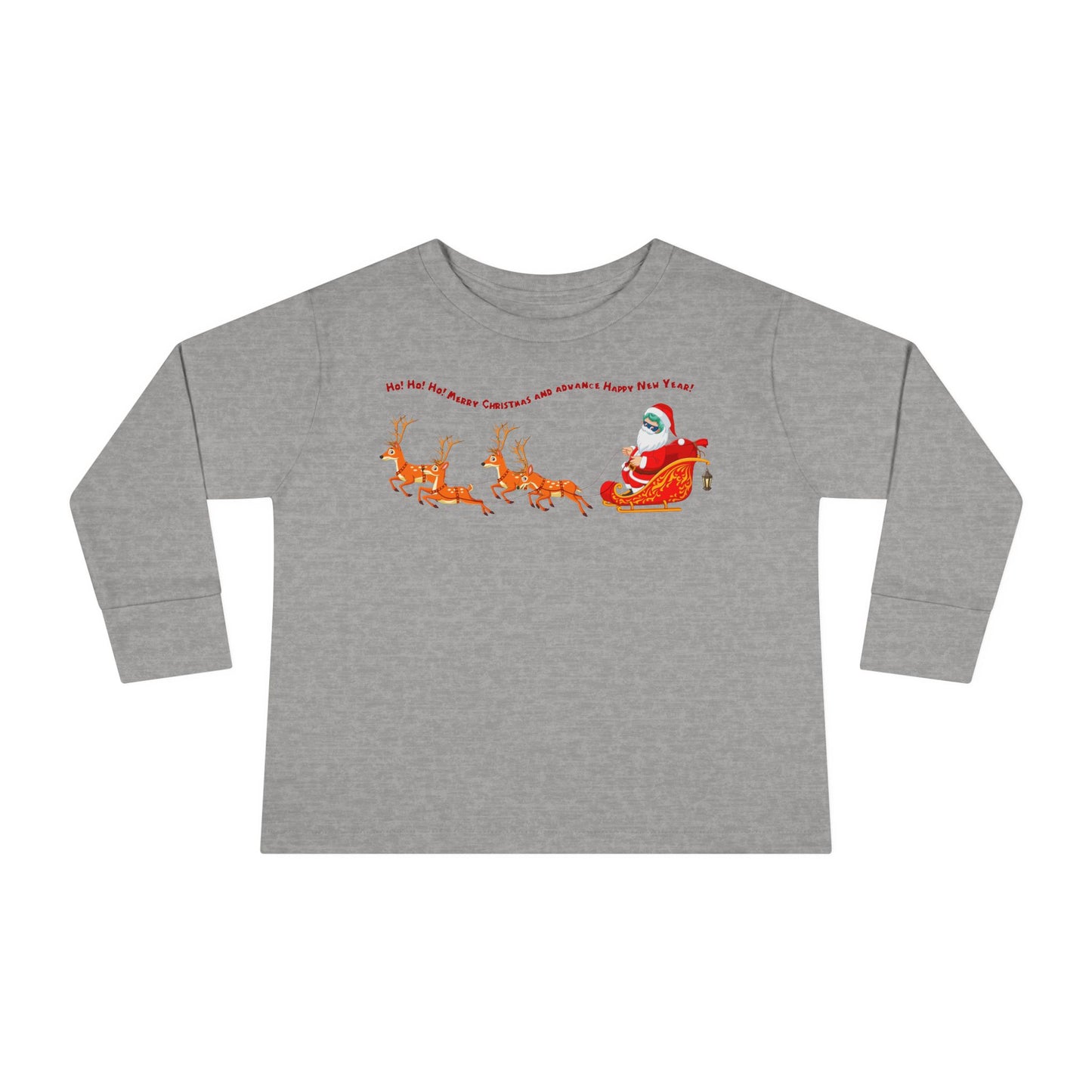 Toddler Long Sleeve Tee - Santa kiddo - [[{"value":"Wonderwear Kid"}]]