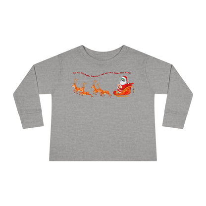 Toddler Long Sleeve Tee - Santa kiddo - [[{"value":"Wonderwear Kid"}]]