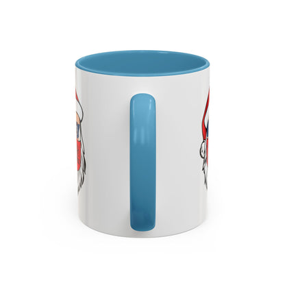 Accent Coffee Mug - Santa Super kiddo - [[{"value":"Wonderwear Kid"}]]