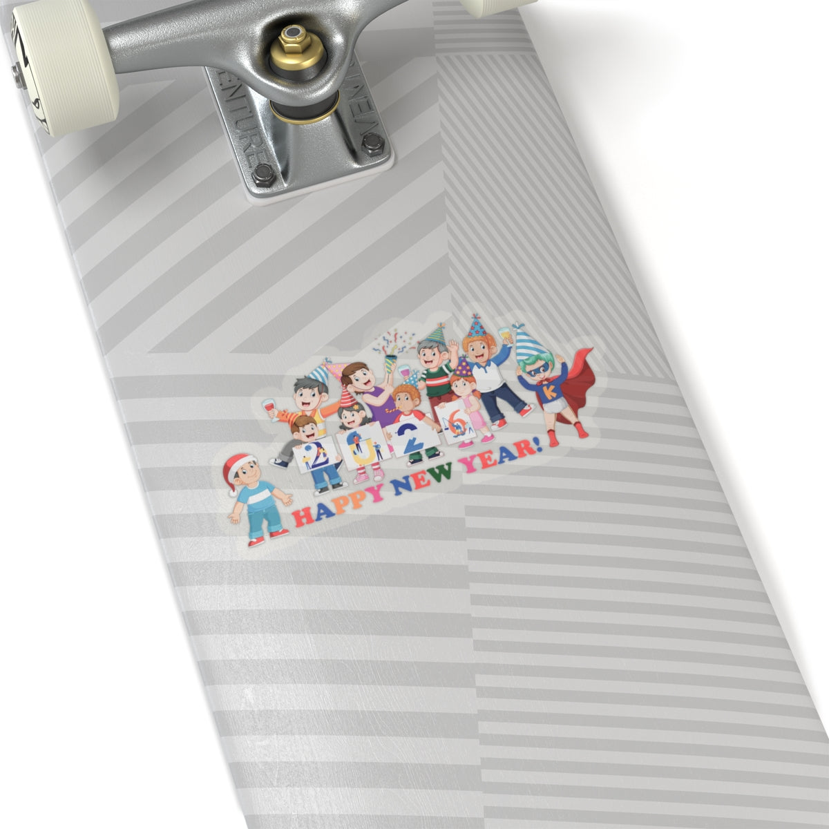 Kiss-Cut Stickers - Happy new year from super kiddo - [[{"value":"Wonderwear Kid"}]]