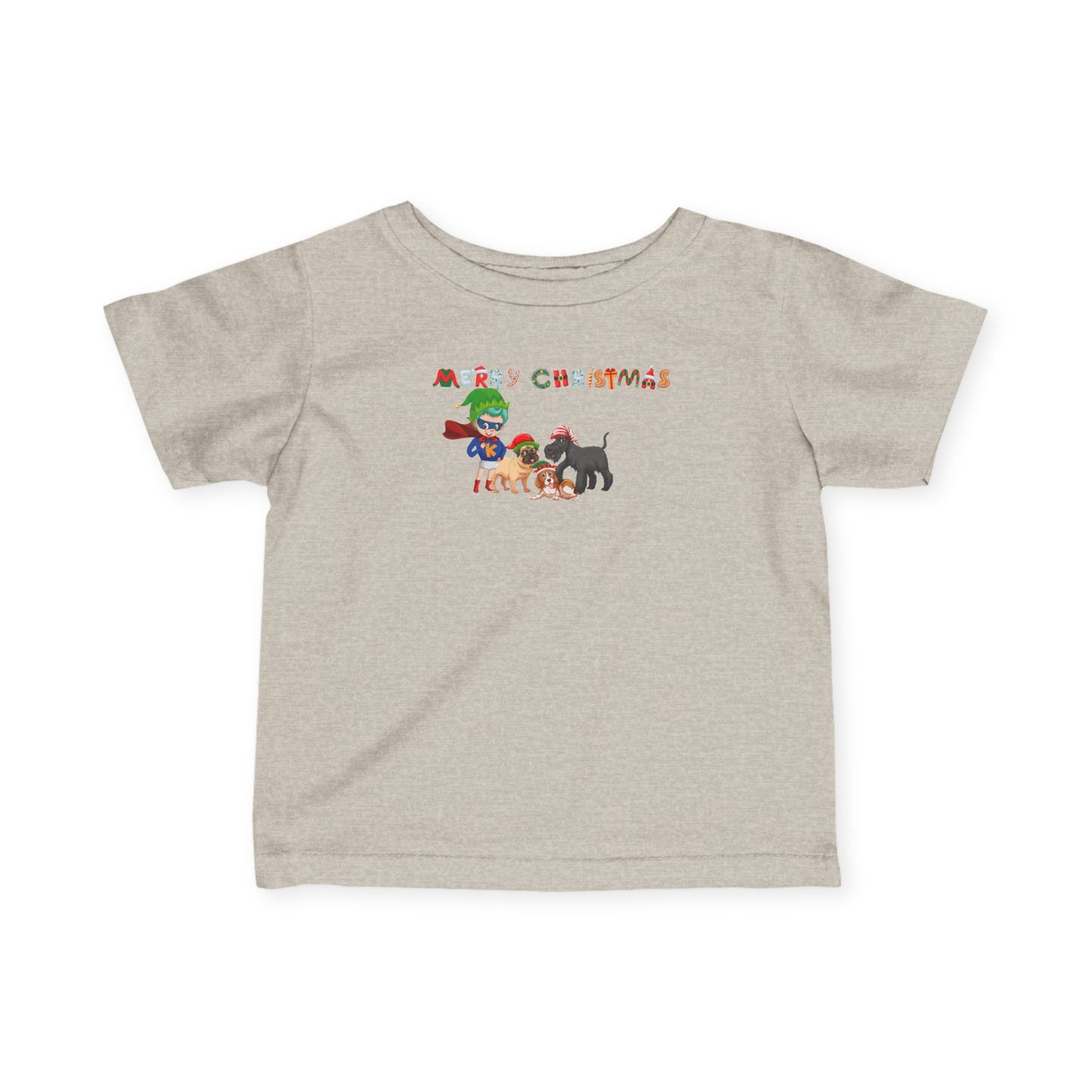 Infant Fine Jersey Tee - Super kiddo woith pet friends - [[{"value":"Wonderwear Kid"}]]