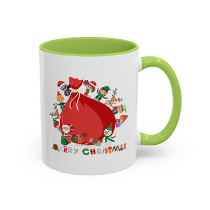Accent Coffee Mug - Super kiddo and big christmas gift - [[{"value":"Wonderwear Kid"}]]