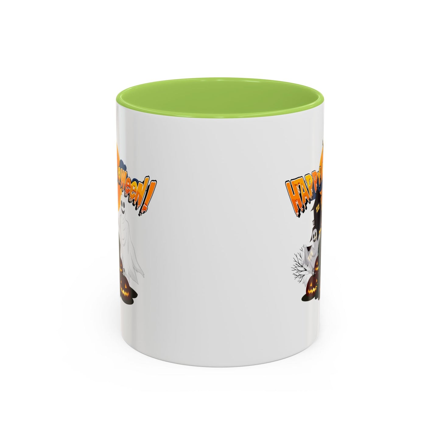 Accent Coffee Mug - Happy holloween - cemetery