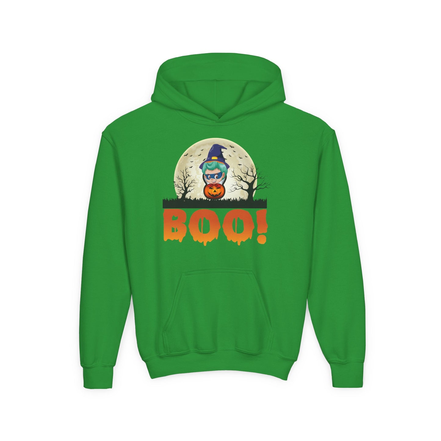 Youth Heavy Blend Hooded Sweatshirt - Boo
