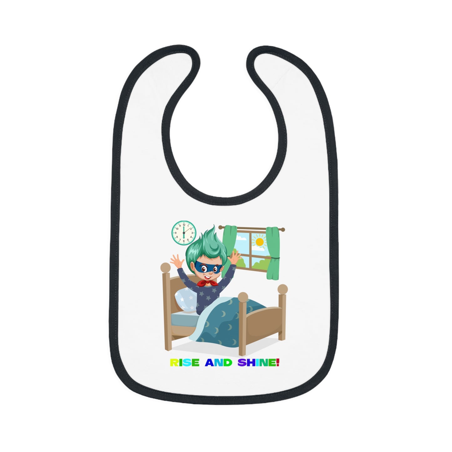 Baby Bib - Super kiddo teaches us to wake up early
