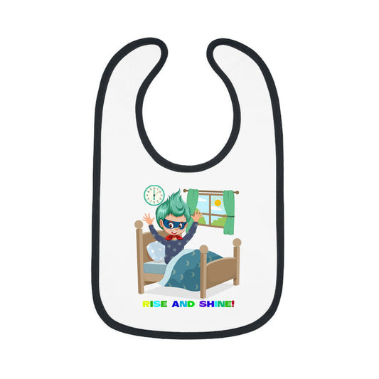 Baby Bib - Super kiddo teaches us to wake up early