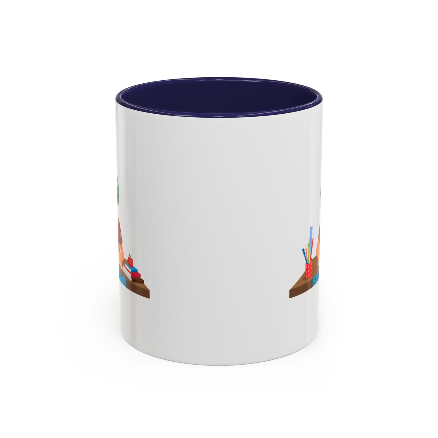 Accent Coffee Mug - Super kiddo studying