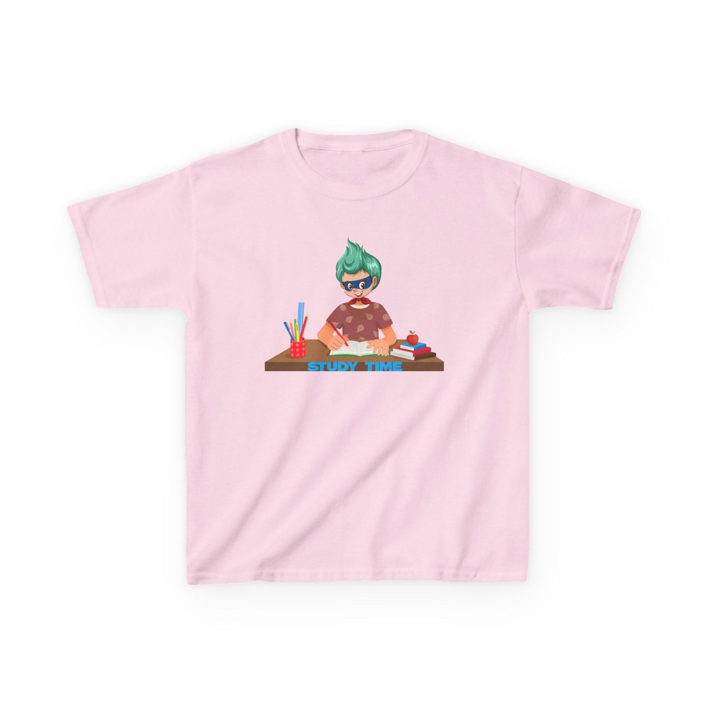 Kids Heavy Cotton™ Tee - Super kiddo studying - [[{"value":"Wonderwear Kid"}]]