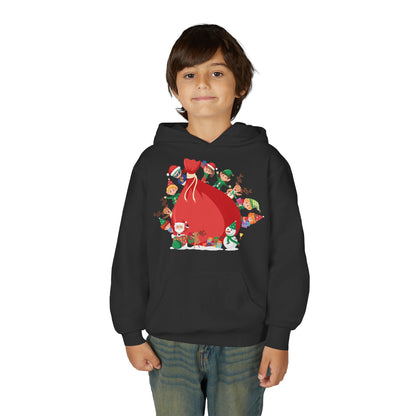 Youth Heavy Blend Hooded Sweatshirt - Super kiddo and big gift - [[{"value":"Wonderwear Kid"}]]