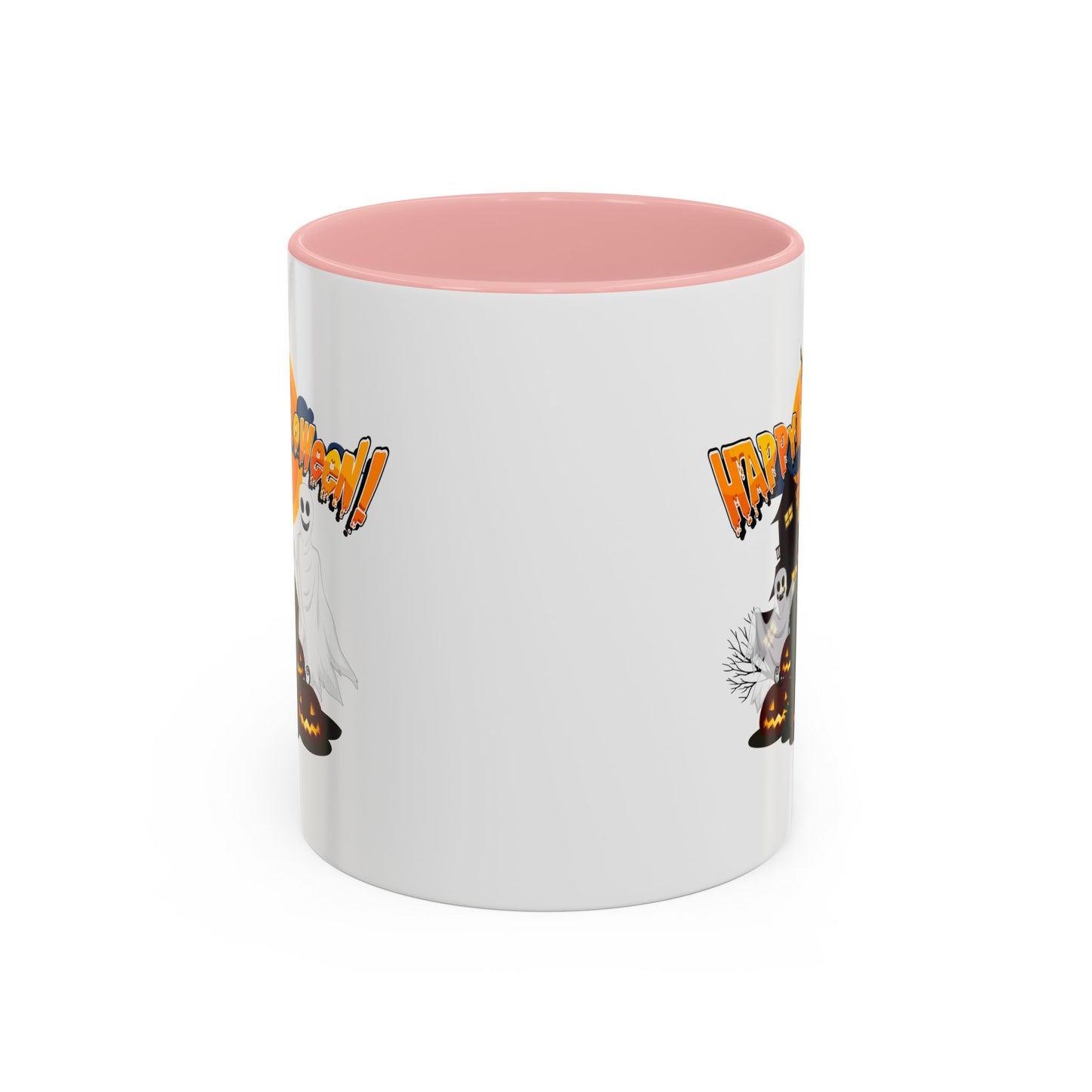 Accent Coffee Mug - Happy holloween - cemetery