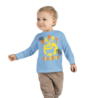 Toddler Long Sleeve Tee - Happy holloween Printify