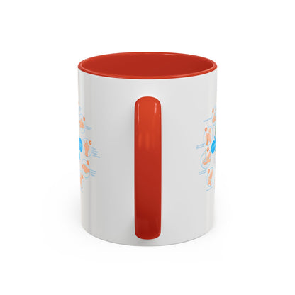 Accent Coffee Mug - Super kiddo hand washing steps - [[{"value":"Wonderwear Kid"}]]