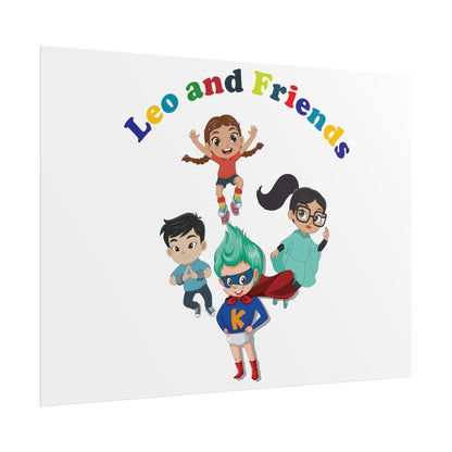 Rolled Posters - Leo & Friends - [[{"value":"Wonderwear Kid"}]]